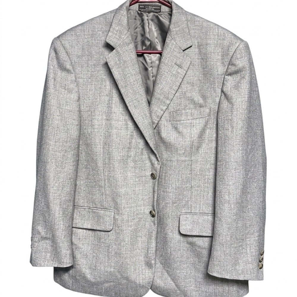 Vintage Holley’s Shop for Men Grey Herringbone Wool Blazer 42S - Classic Prep